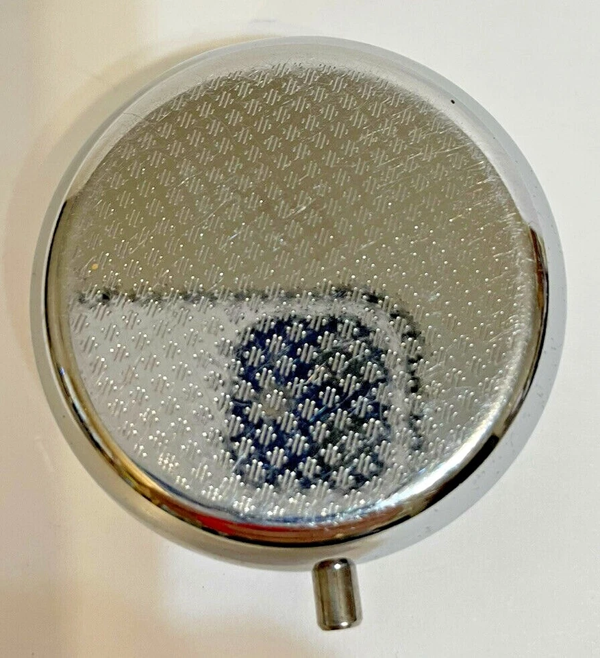 Pretty Owls Une Famille Chouette Cartera Viaje Pastillero Plata Dividida 2 Pulgadas Foto 3 de 4