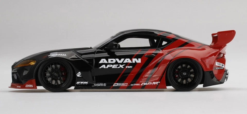 True Scale 1:18 PANDEM TOYOTA GR SUPRA V1.0 ADVAN SEMA 2019 TOP SPEED - TS0358 - Image 3 of 4