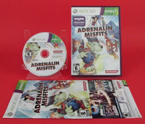 📀  Adrenalin Misfits (XBOX 360, 2010) ✨ VG, Complete Manual & Insert, Tested