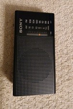 Sony ICF-P36 Portable Mini AM/FM Radio Tuner Compact Black Battery Operated