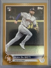 2022 Topps Update Series - Alex De Goti #US29 Gold Foil (RC)