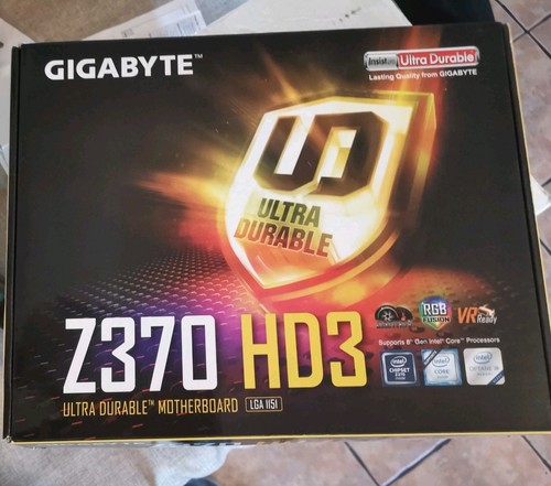 Gigabyte Z370 HD3 LGA1151 ATX Mainboard für 8th 9th Gen + 16GB CORSAIR RAM