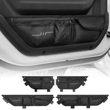 JOYTUTUS Car Door Storage Pockets For 2018-2026 Wrangler JL/Gladiator JT, 4-Pack