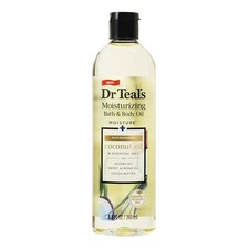 Dr Teals Moisturizing Bath and Body Oil Nourishing Coconut Oil 8.8 Oz. Pack of 3