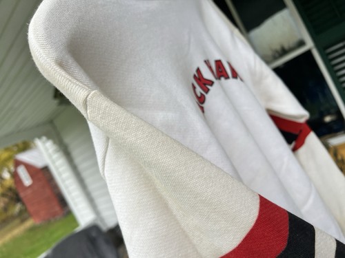 Vintage Chicago Blackhawks Hockey Vintage Sweatshirt Made In USA 1980s - Picture 5 of 5
