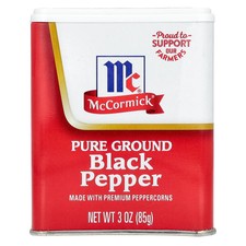 Pure Ground Black Pepper, 3 oz 85 g 