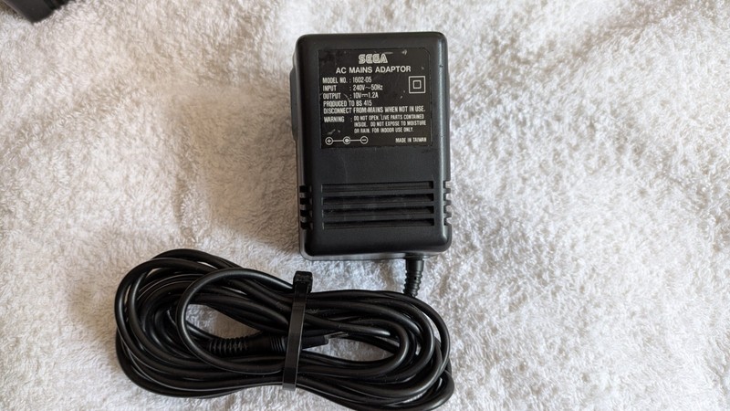 Official SEGA Mega Drive / Master System PSU Mains Power Supply Adaptor 1602-05