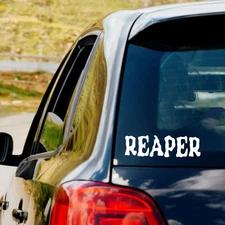 Grim "Reaper" Vinyl Decal Sticker Car Truck Window Laptop Horror Scary Halloween
