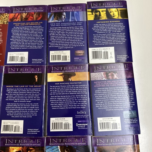 LOT OF 24 HARLEQUIN INTRIGUE NOVELS (LARGER PRINT) Mixed Authors - Picture 18 of 19