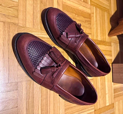Allen Edmonds Cody Kiltie Tassel Loafer Herren Braun Leder US 11,5 D EU 45,5 - Bild 1 von 4