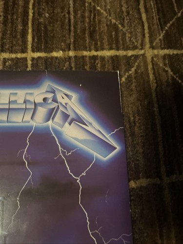 Metallica Ride The Lightning Lp Vinyl Pressing N.E.W 193371 1986 sehr guter Zustand + - Bild 3 von 12