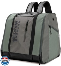 OutdoorMaster 38L Ski Boot Bag, Air Travel Snowboard Boot Backpac