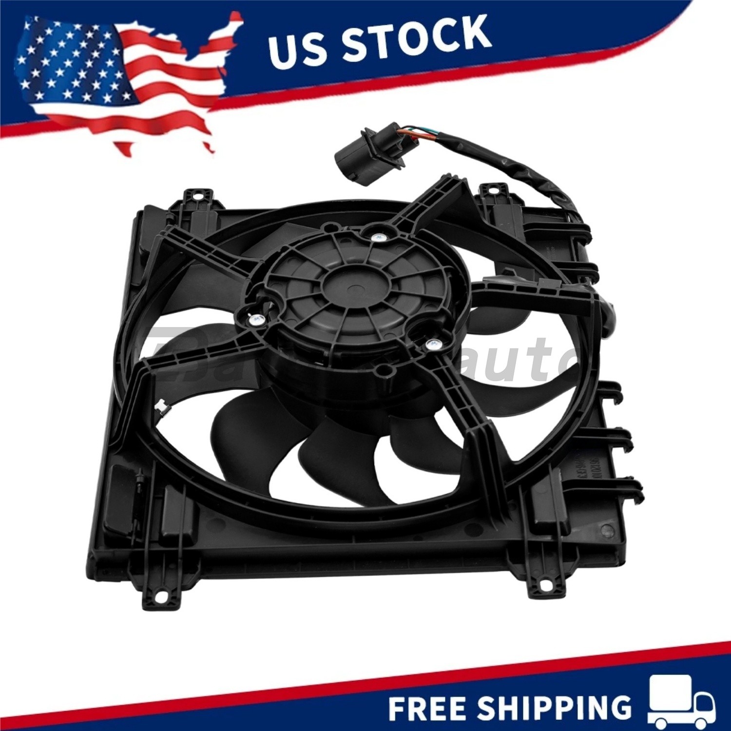 NEW For Audi R8 Lamborghini Huacan LP610 LP580 Radiator Cooling Fan #4S0121203B