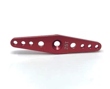 MT Racing 25T Double Servo Arm Red 2.5mm Thread MTR25606RD