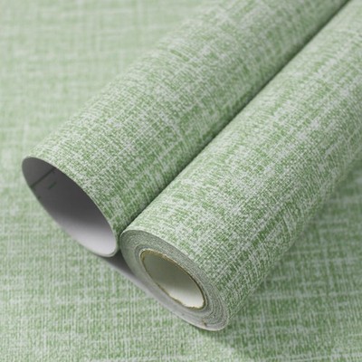 WADILE Grasscloth Peel and Stick Wallpaper 15.7in x 78.7in, Textured Contact ...