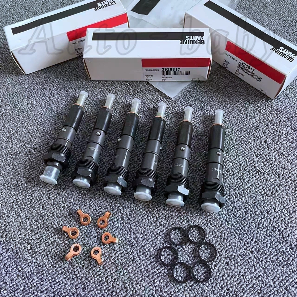 US New 6 x Fit For Bosch 370HP Performance Injectors For Ram Cummins Diesel 12v - Image 2 of 4