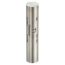 Titanium Stick, 0.4x2" Ti Density Stick High Density Element Rod