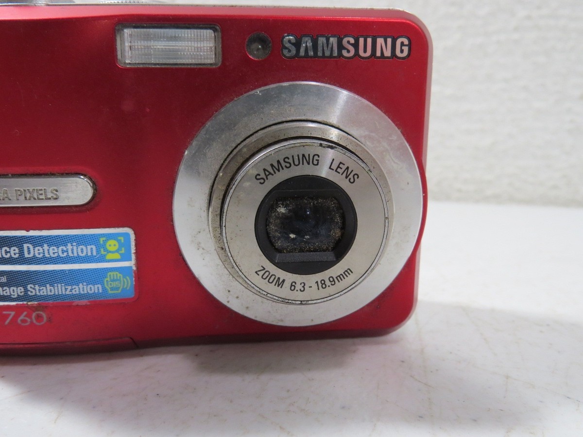 Samsung s760 7.2MP Zoom 6.3 - 18.9mm Digital Camera Red | eBay