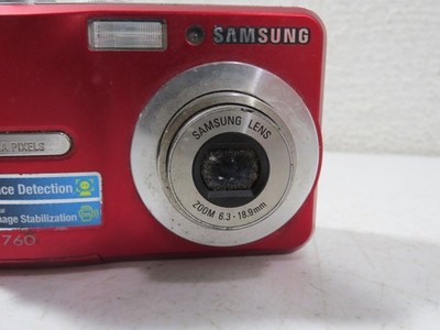 Samsung s760 7.2MP Zoom 6.3 - 18.9mm Digital Camera Red | eBay