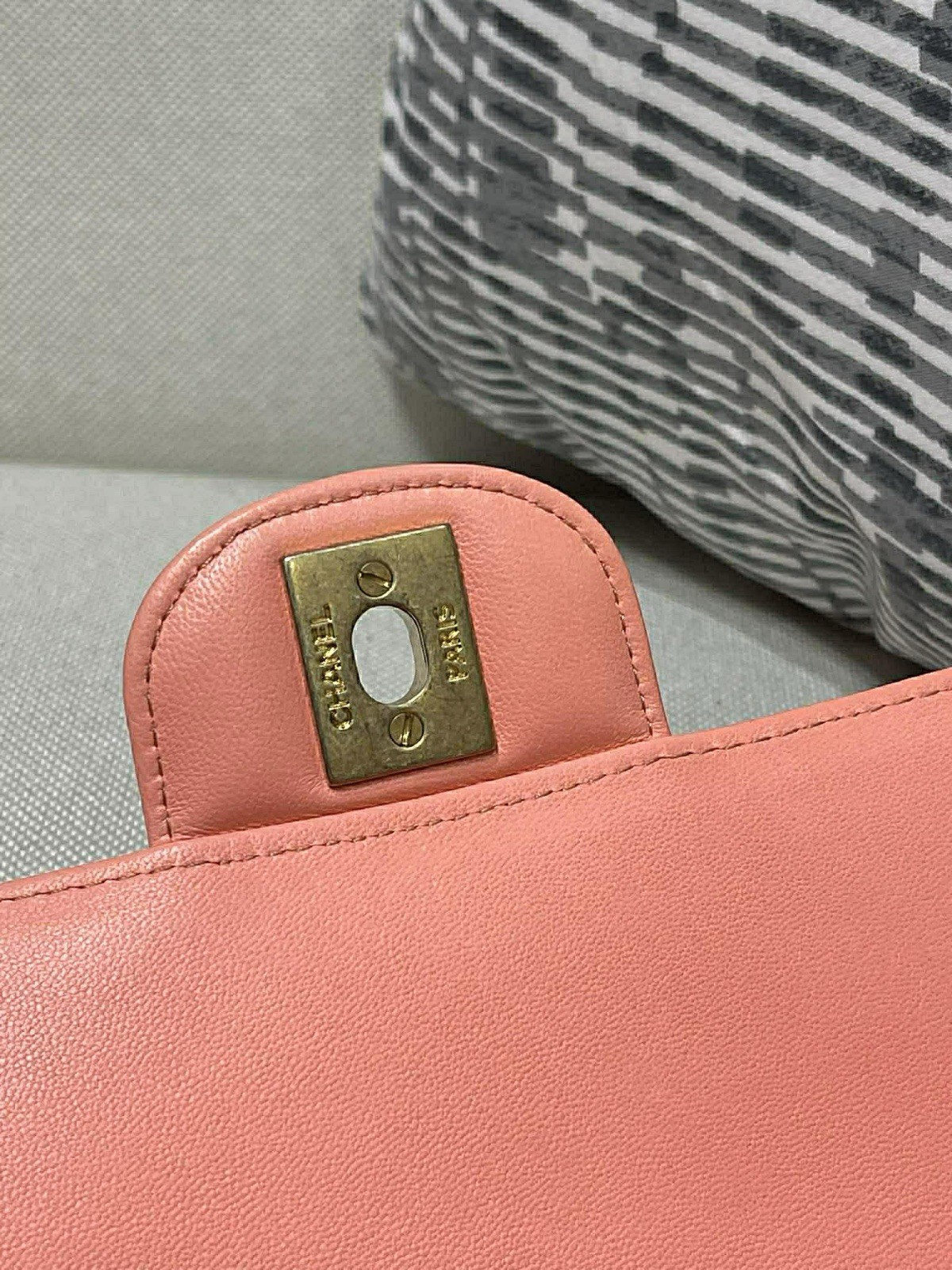 CHANEL Rectangular Mini Flap – Chevron Quilted Pi… - image 17