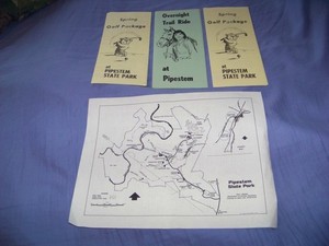 Lot of Pipestem State Park West Virginia Golf Package Map Overnight Trail Ride