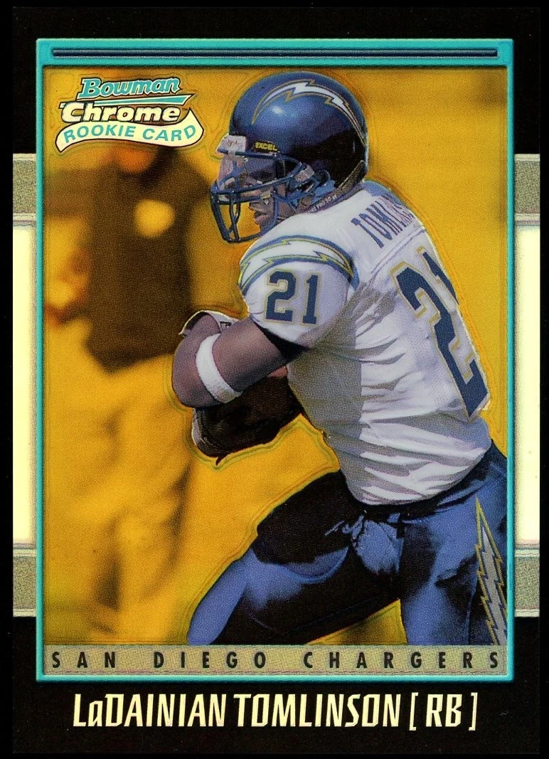 LaDainian Tomlinson Rookie Football Trading Cards & Accessories