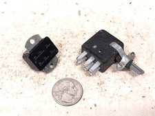 Nice Right Angle 6 pin Male Jones Plug Socket / Old Vintage Ham Radio Connector