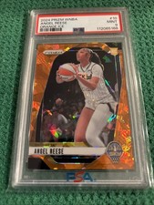 2024 Angel Reese Prizm #10 Orange Ice PSA 9 Rookie Chicago Sky