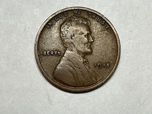 1915 P Lincoln Wheat Cent Good Details #1