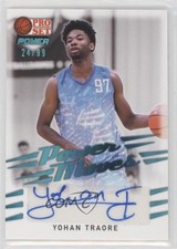 2021 Leaf Pro Set Power Moves Platinum Spectrum Foil 24/99 Yohan Traore Auto n0c