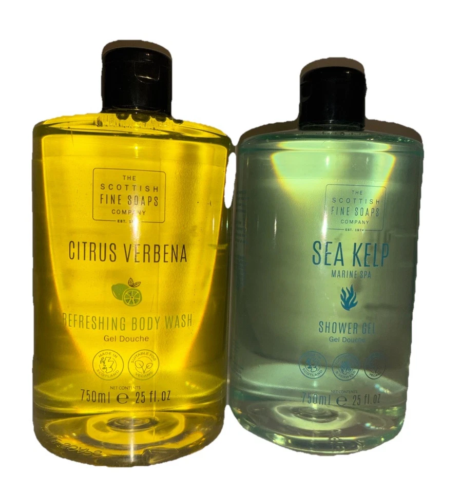 THE SCOTTISH FINE JAAPS GEL DE DUCHA ALGAS MARINAS Y VERBENA CÍTRICA Jabón Corporal 25floz Foto 2 de 4