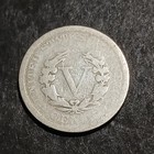 1902 P Liberty V Nickel Antique U.S.A. 5 Cents Coin Avg Circ  — photo 3