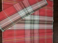 Pottery Barn Charles Plaid Dinner Napkins Set 2