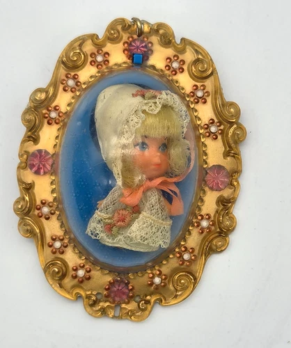 Vintage Mattel Liddle Kiddles Lucky Locket Doll LARKY & Locket  #3539