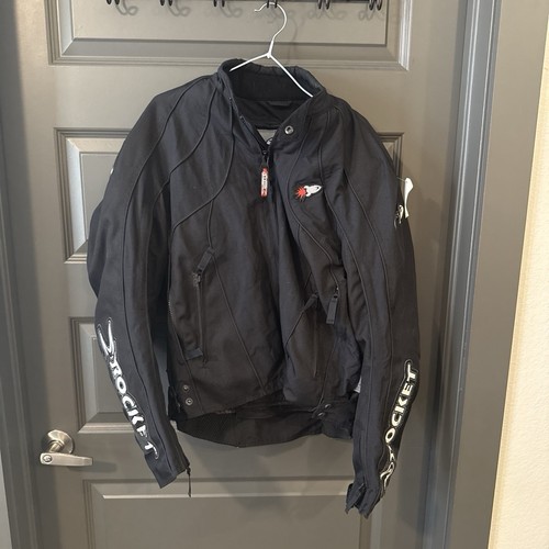 Joe Rocket Black Mesh/Textile Motorcycle Riding Jacket Large