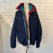Vintage 90s Columbia Jacket Mens L BUGABOO  Multicolor 3-In-1 Snow Ski Coat 