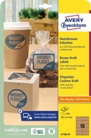 Avery Zweckform Naturbraune Etiketten, 210 X 297 Mm