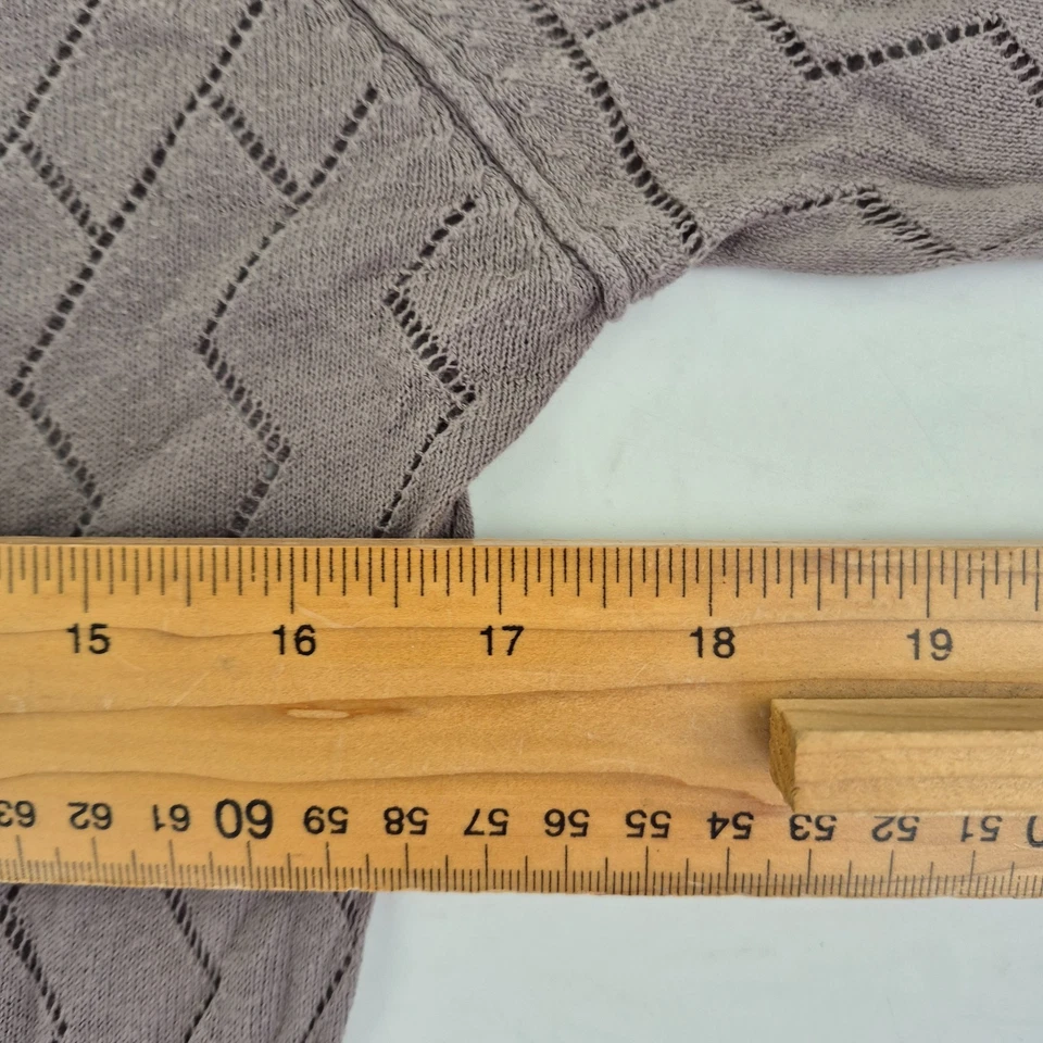 O'NEILL Jumper Pequeño Gris Mujer Casual Tejido Pullover Suéter 100% Algodón - Imagen 3 de 4