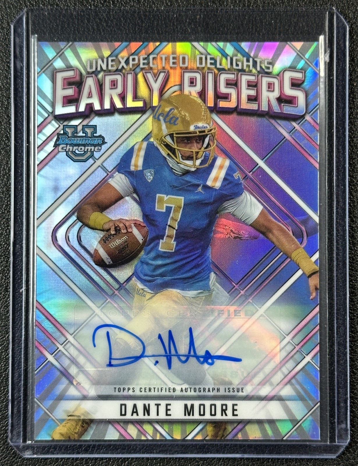 DANTE MOORE 2023 BOWMAN U CHROME UNEXPECTED DELIGHTS EARLY RISERS AUTO 19/99