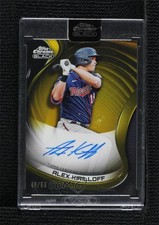 2022 Topps Chrome Black Gold Refractor 40/50 Alex Kirilloff #CBA-AK Auto 0ba6