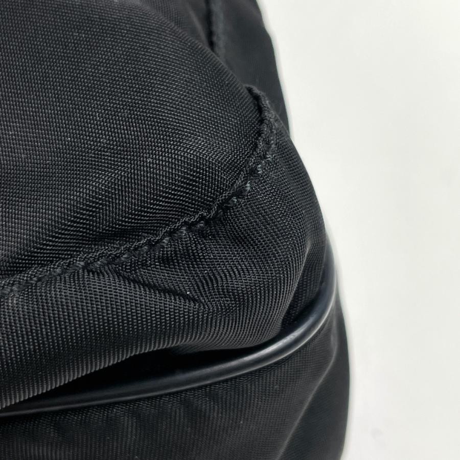 PRADA Plate Shoulder Bag Nylon Black with Dust Bag #BS1829 thumbnail 3