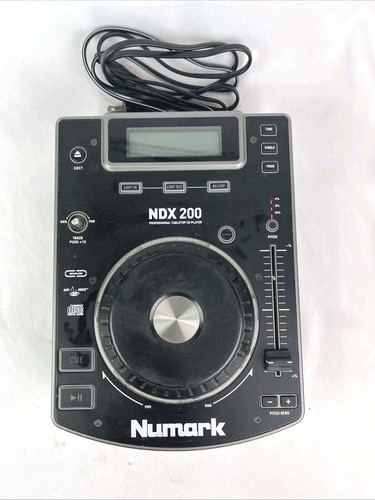 Numark NDX200 Single CD Player MP3 Pitch Control Black DJ RCA Line-Out