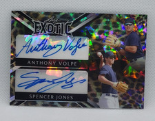 2023 Leaf Exotic Anthony Volpe Spencer Jones Dual Auto 1/1 Leopard Print