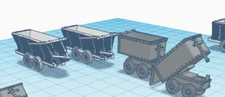 O Scale Mining Carts