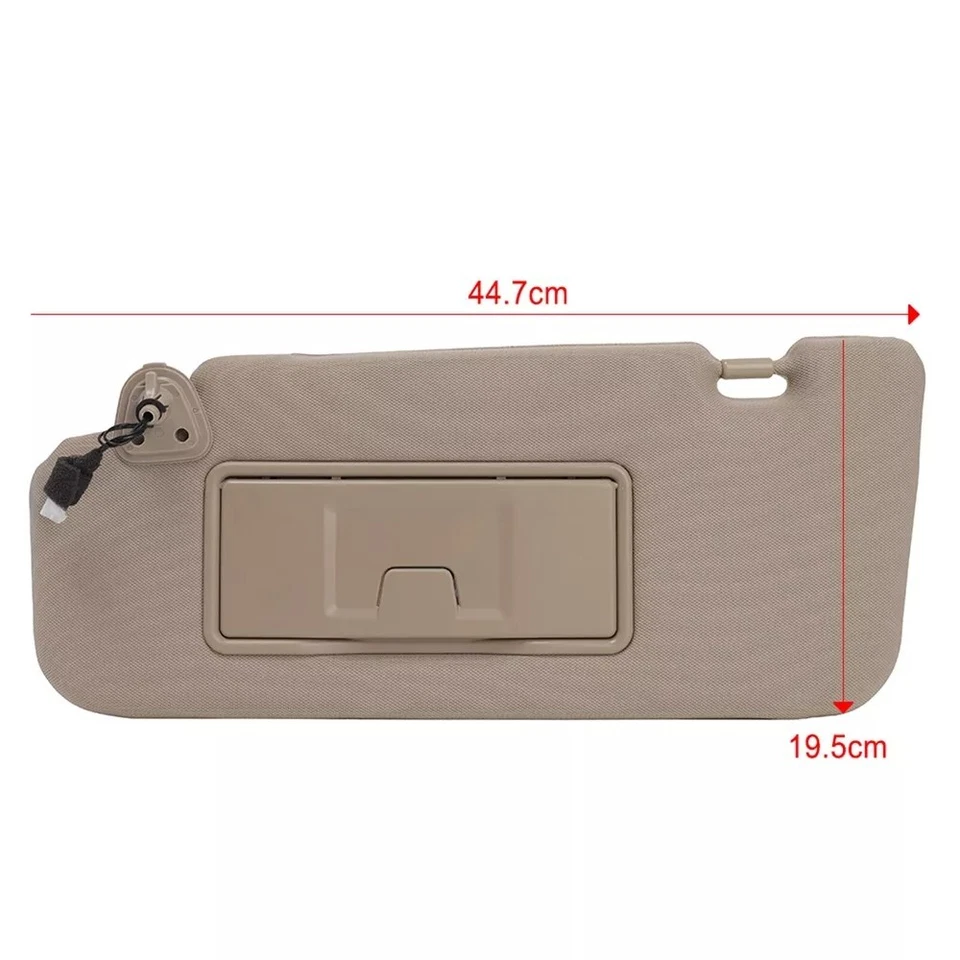 Parasol apto para Nissan Murano 2006-2008 beige lado izquierdo del conductor con lámpara Foto 3 de 4