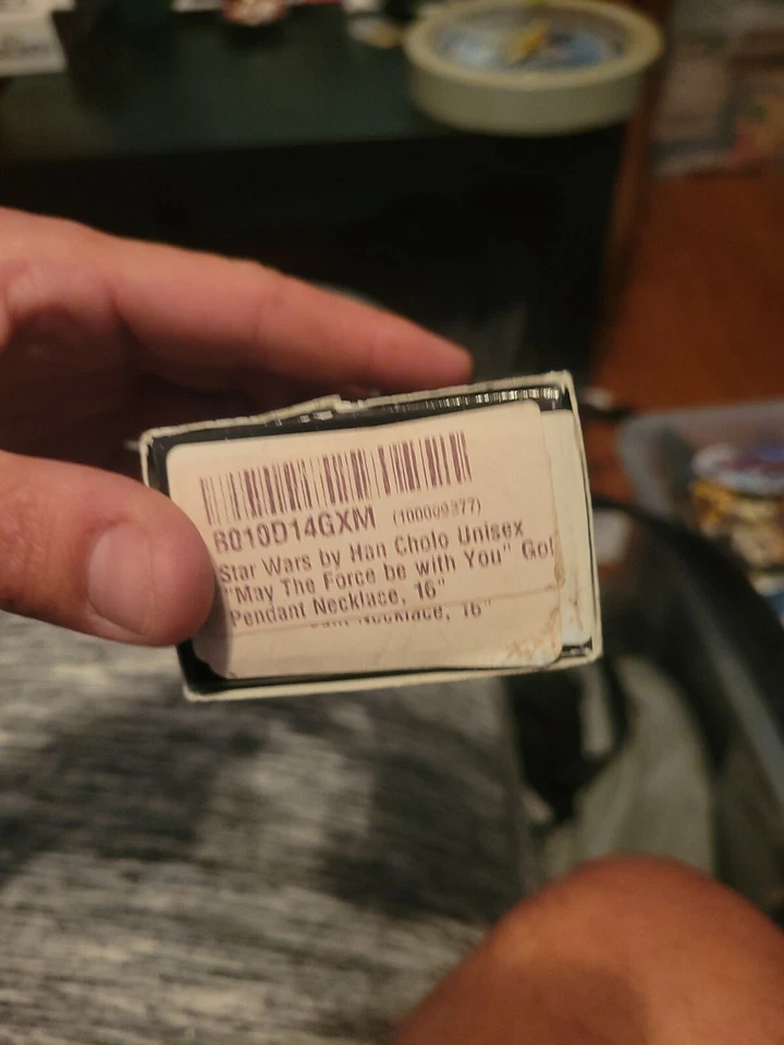 Colar Star Wars May The Force Be With You Série Sombra - Ouro Han Cholo NOVO - Imagem 3 de 4