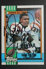 David Fulcher Arizona State Bengals Autographed Signed 1990 Topps Card #273