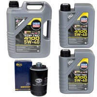 MotoröL Set Top Tec 4100 5W-40 Liqui Moly 7 Liter + ÖLfilter FüR Vw Amarok 2.0