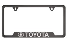 Toyota Black Chrome License Plate Frame