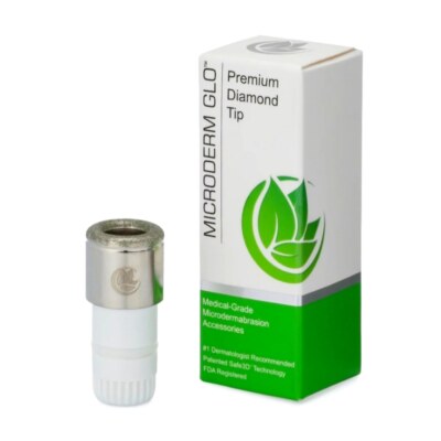 NWT, Microderm GLO, Premium Diamond Microdermabrasion Tip, Medical-Grade